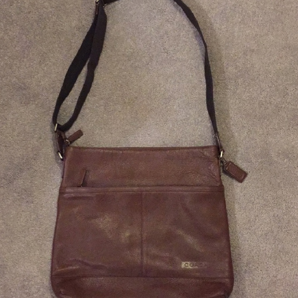 Coach Leather Messenger Bag